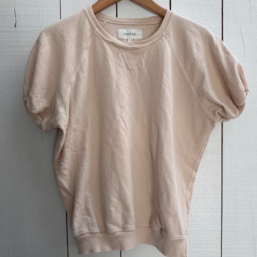 The Great. Short Sleeve Sweatshirt